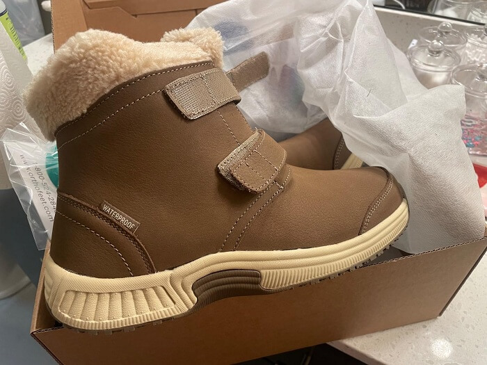 Orthofeet Orthopedic Waterproof Winter Boot with Arch Support