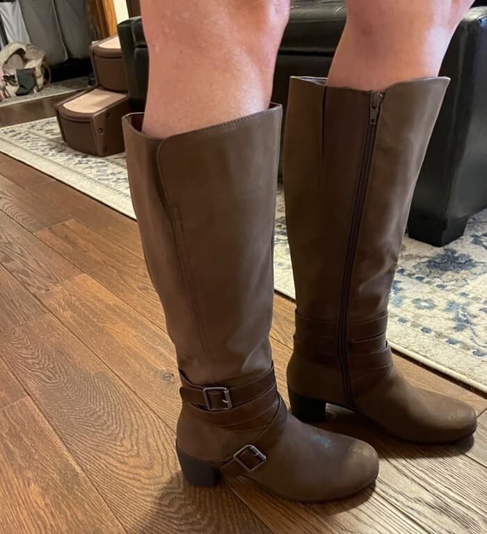 Ruiee Knee High Boots with Chunky Heel
