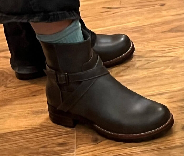 Vepose 9682 Ankle Boots Flat Boots Buckle Short 
