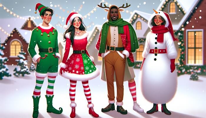 adult Christmas costumes 2
