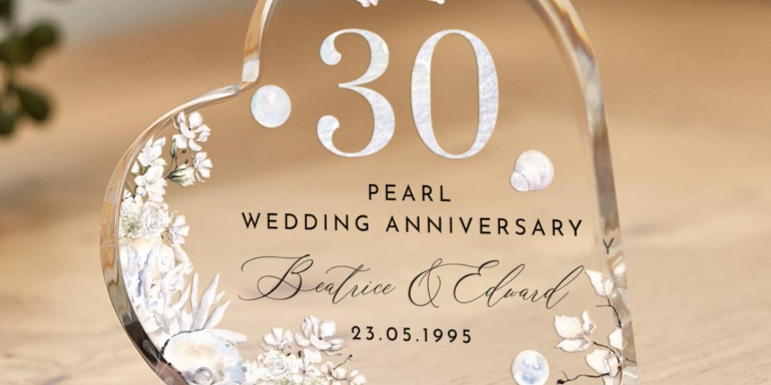 30th Anniversary Gift for Parents