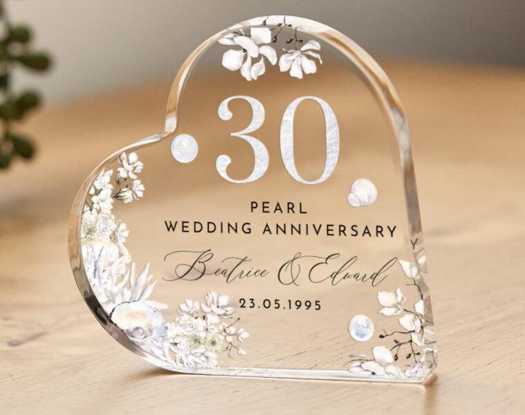 30th Anniversary Gift for Parents