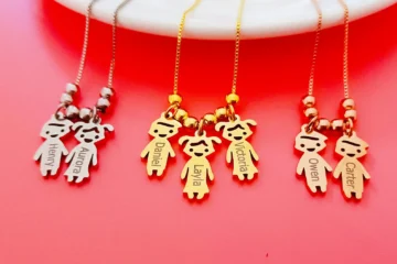 Child Name Necklace For Mother