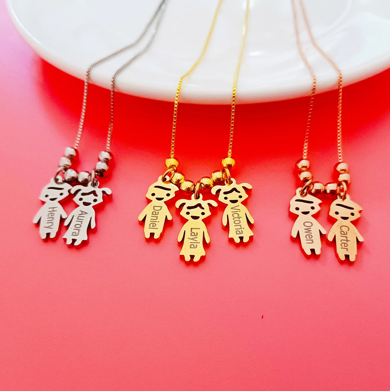 Child Name Necklace For Mother