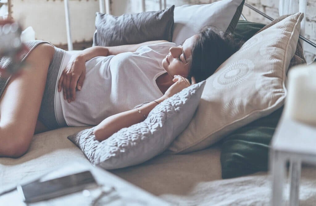 Spotting before periodb