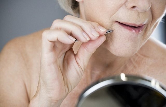 menopause facial hair3